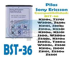 Bateria Sonyericsson Bst36 wasap 67784972