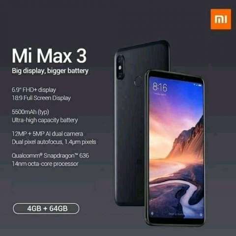 Xiaomi Mi Max 3 Xiaomi Mi Max 3