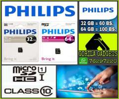 Micro Sd 32gb Y 64gb Philips